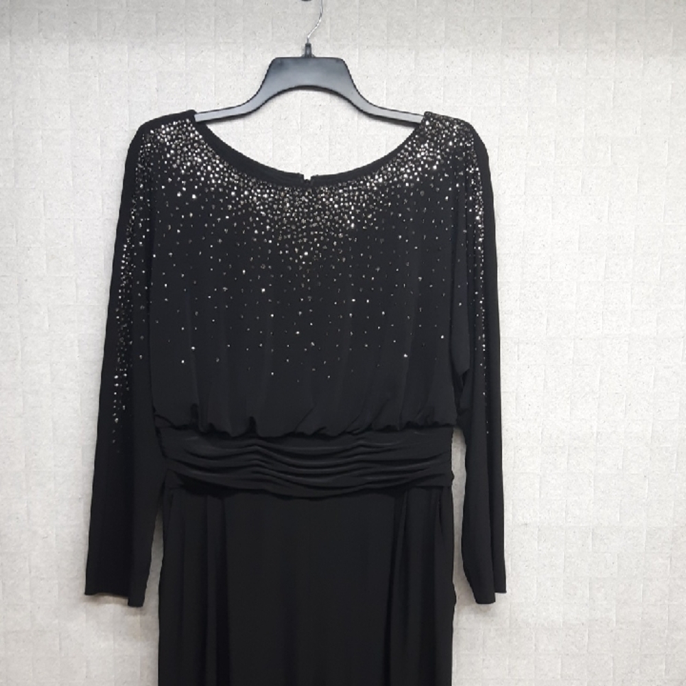 Vince Camuto Black Beaded Jumpsuit